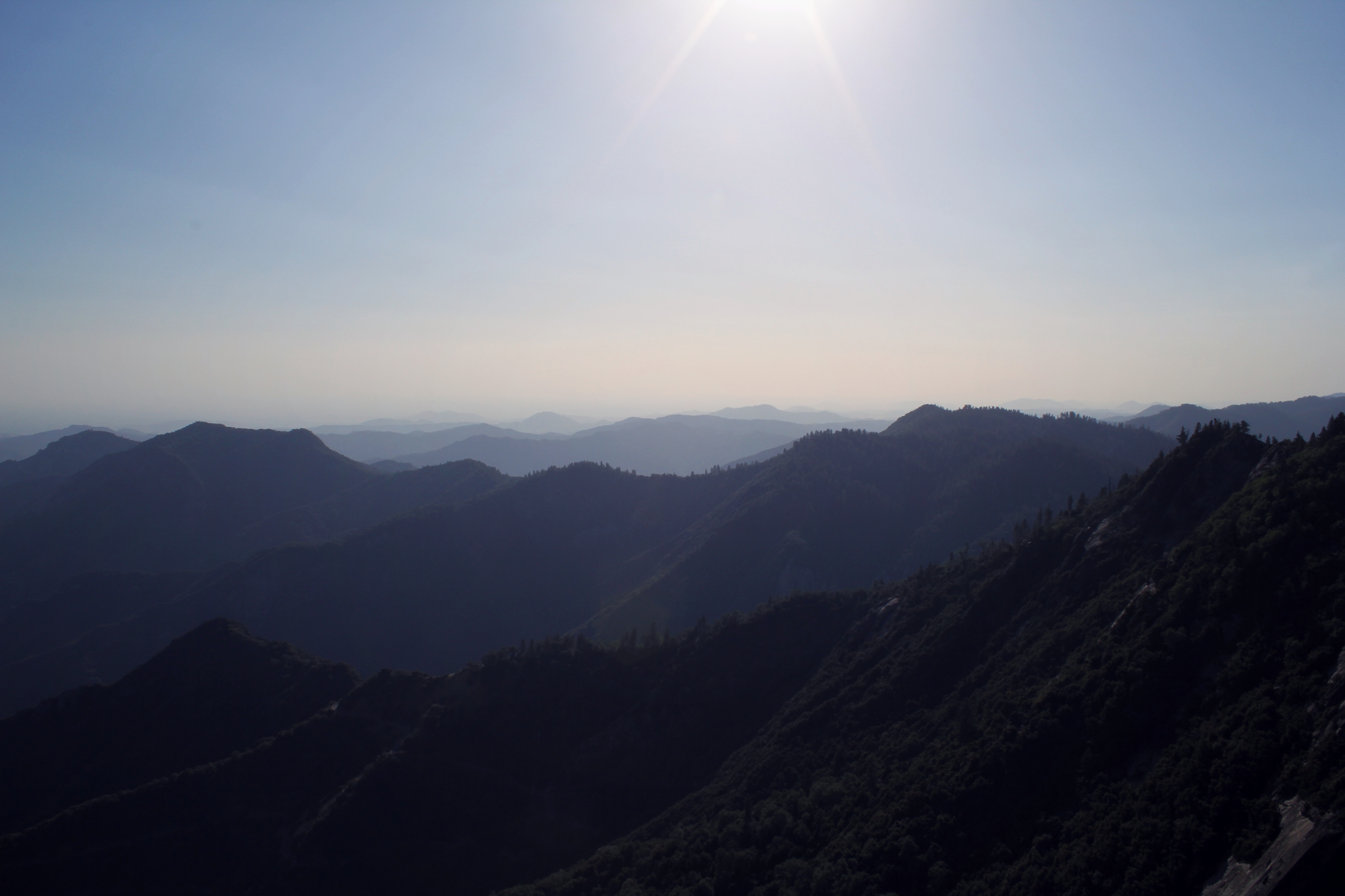 View from Moro Rock, Sequoia National Park